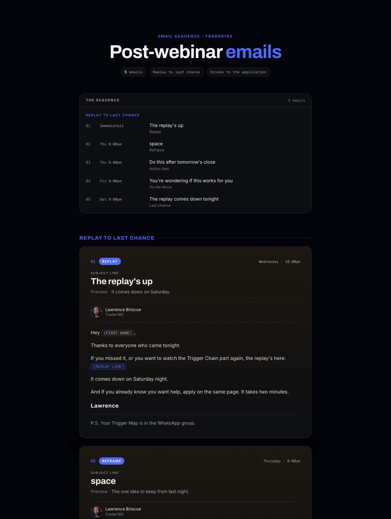 Post-webinar preview