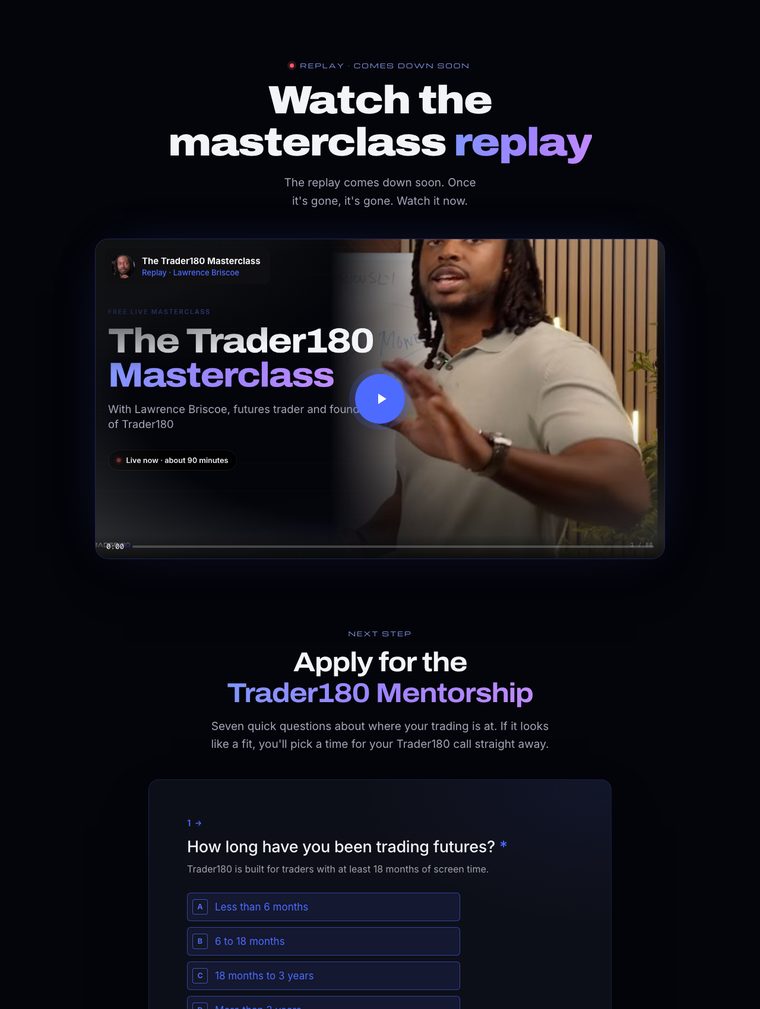 Replay + application preview